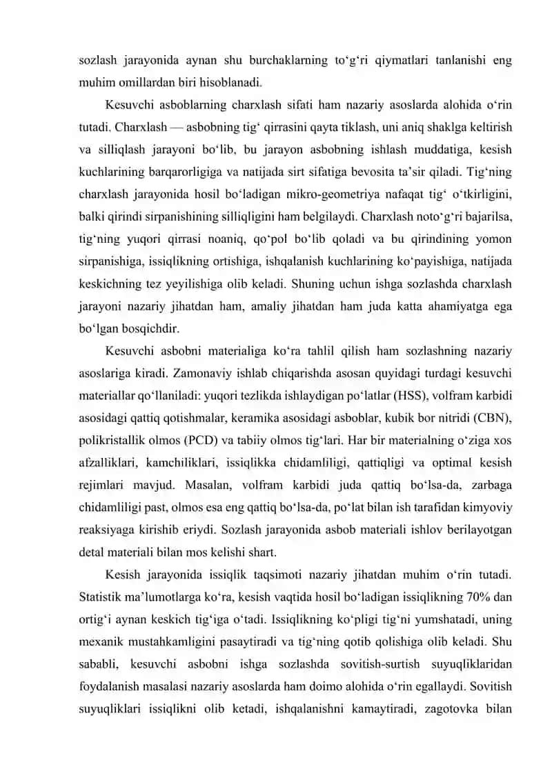 Kesuvchi asboblarni ishga sozlash texnologiyasi 3