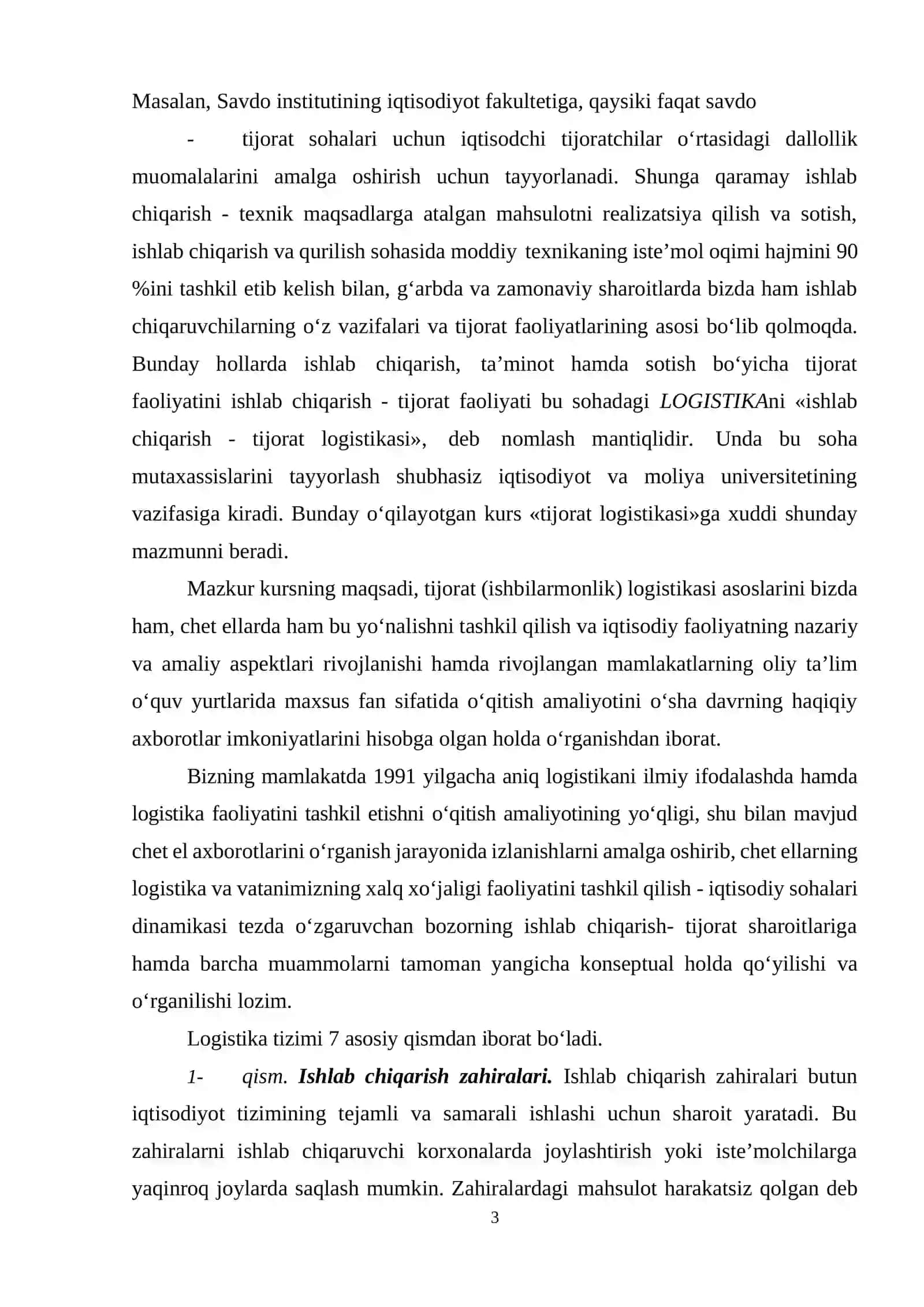 Logistika tizimida mahsulotining asosiy kanallari va vositachilari 3
