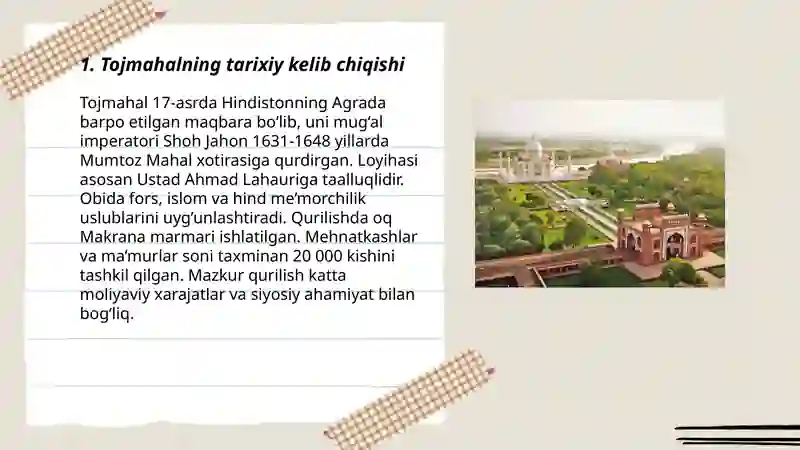 Tojmahal Haqida 3