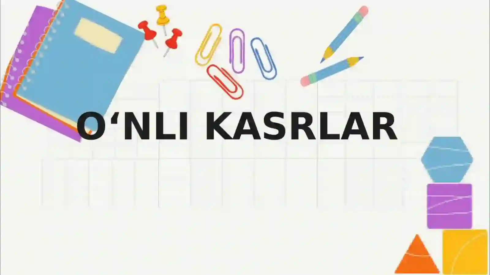 Matematika va unioʻqitish metodikasi 3