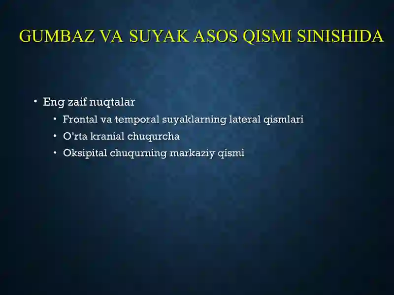 Bosh miya travmalari 3