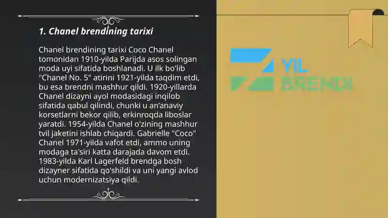 Chanel brendi haqida 3