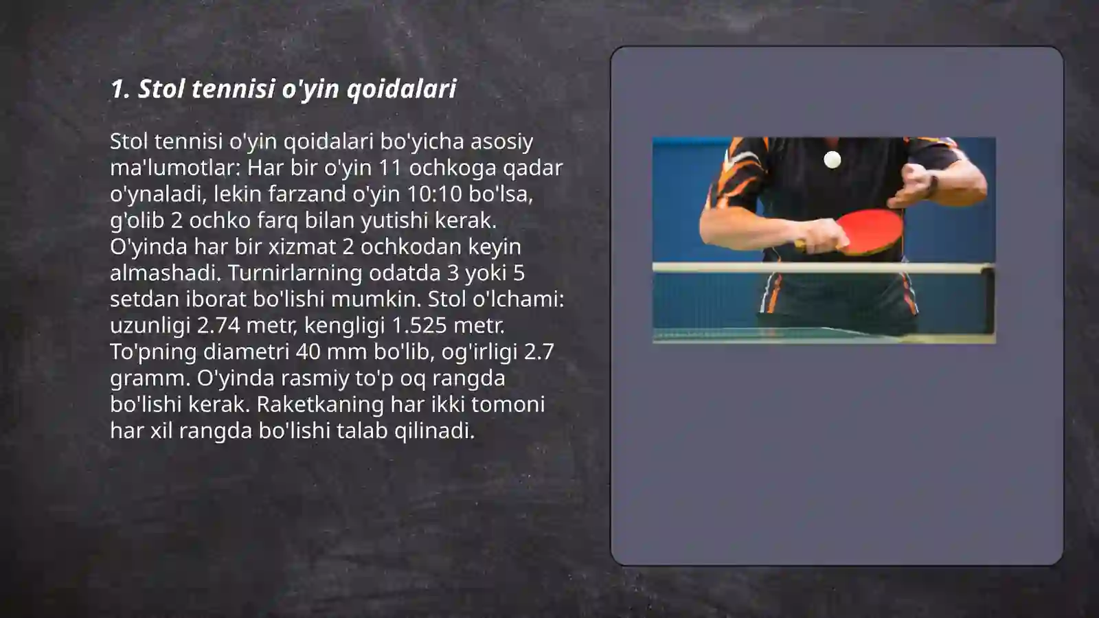 Stol tennisi 3