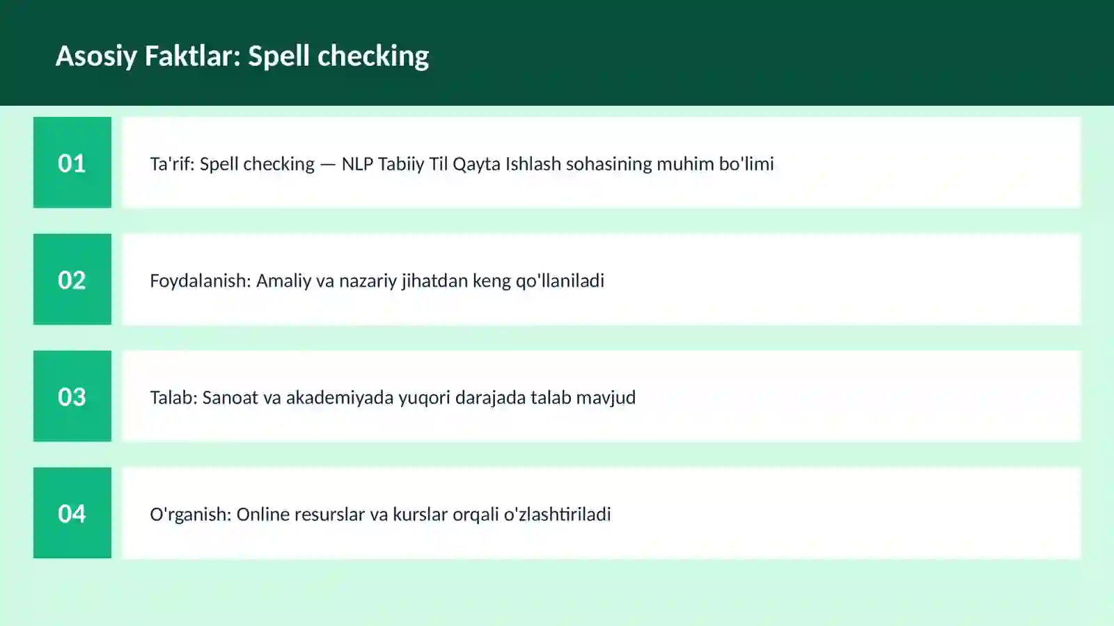 Spell checking 3