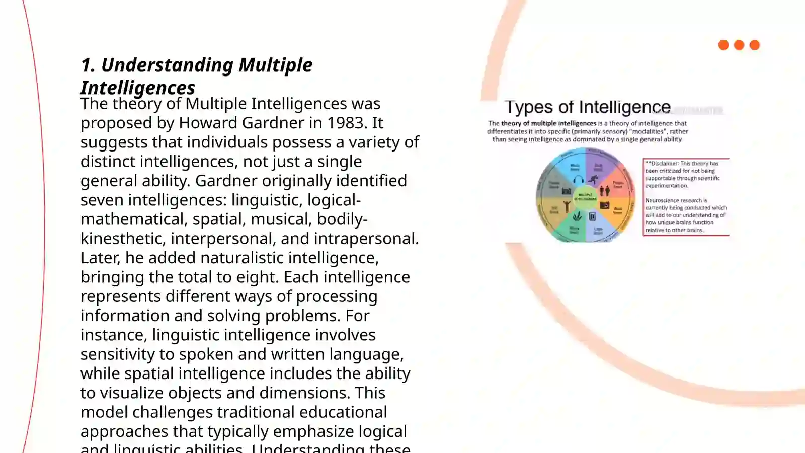 Determining Your Intelligences 3