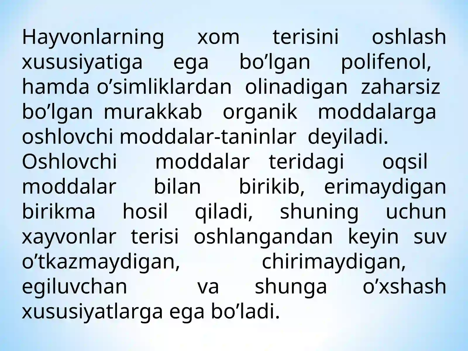 Oshlovchi moddalar 3