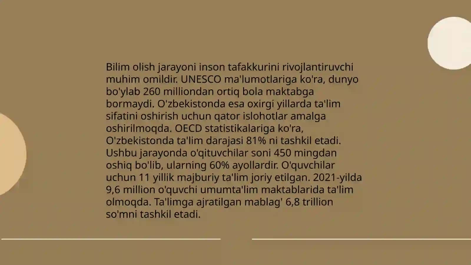 Bilim olish jarayoni 3