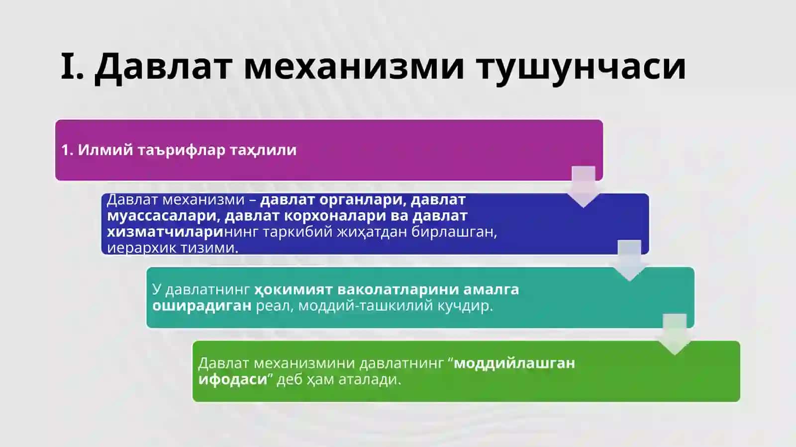 Давлат механизми 3