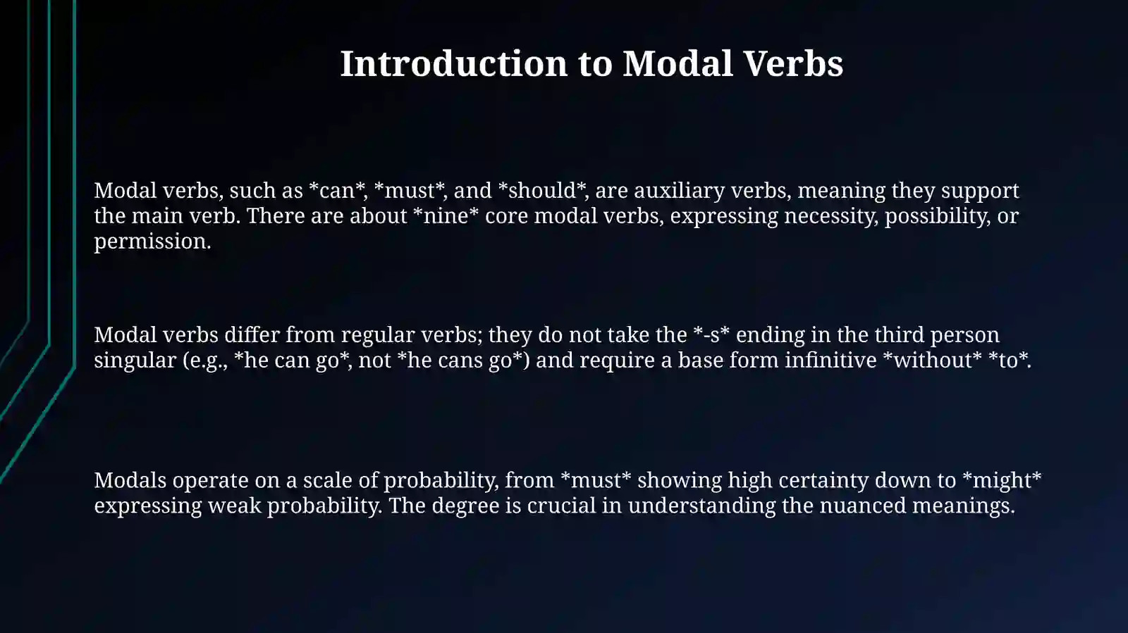 Translation problems of modal verbs 3