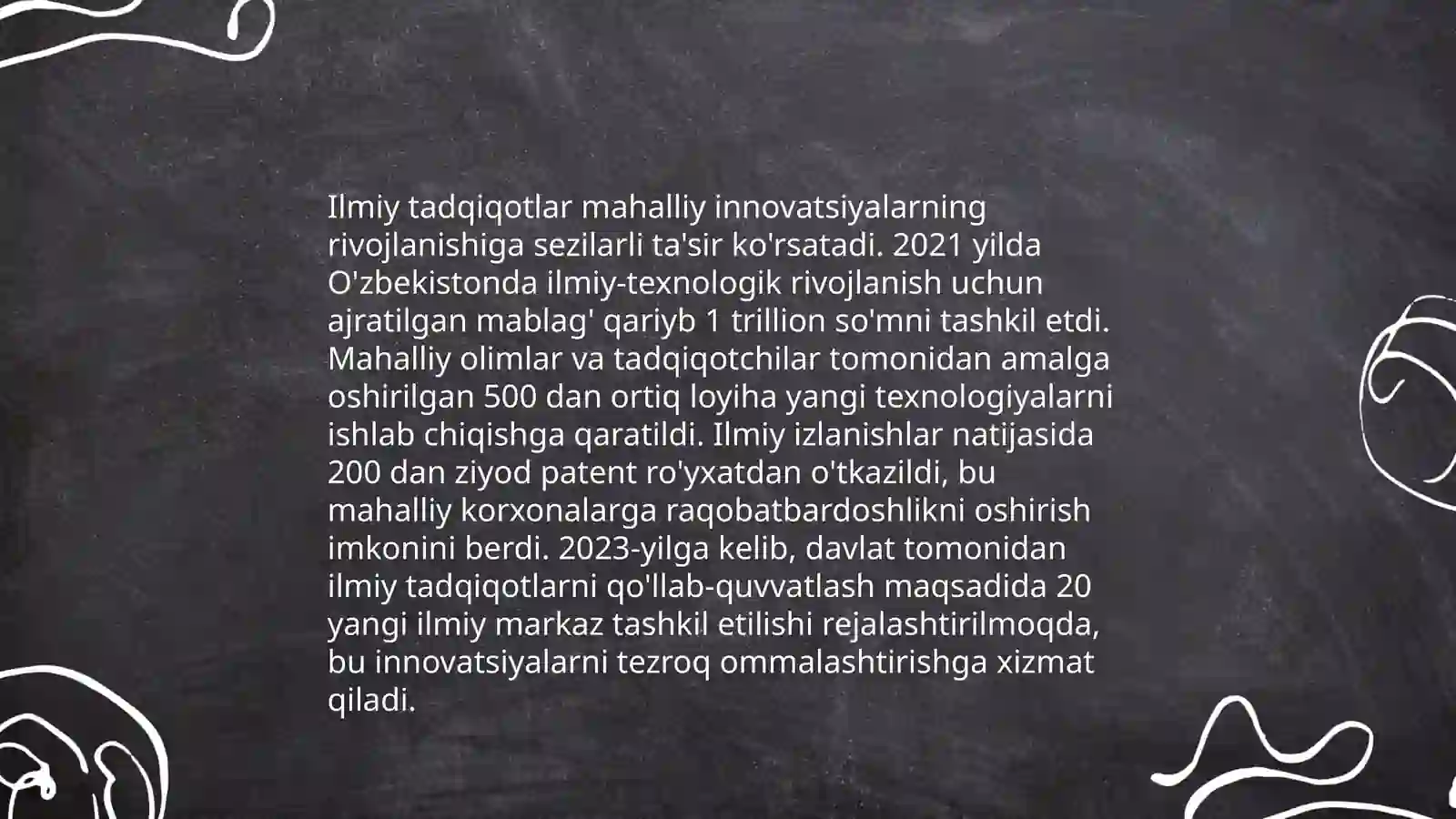 Ilmiy tadqiqotlarning joriy etilish samarasi 3