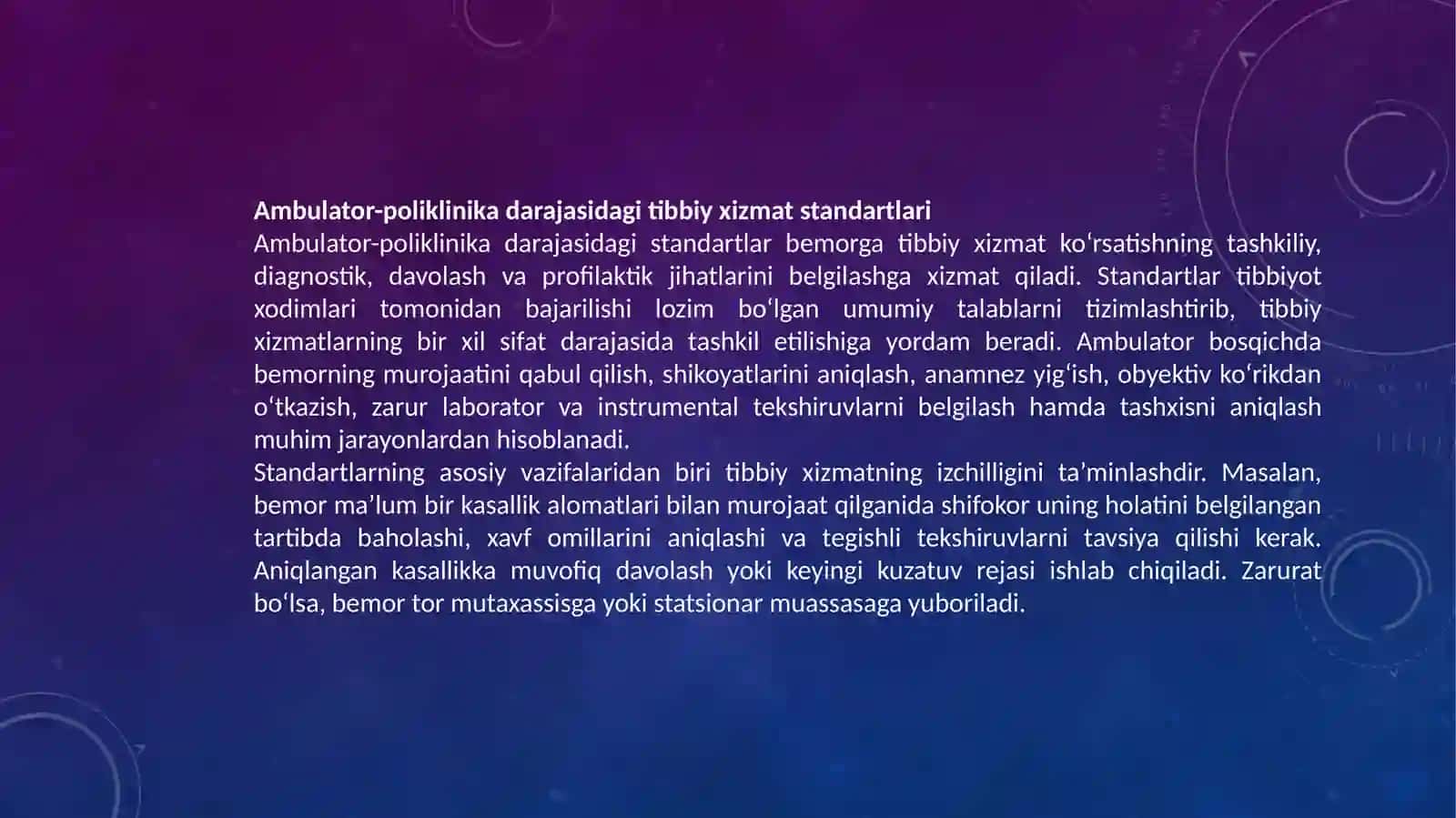 Ambulator-poliklinikavastatsionar tibbiy yordam 3