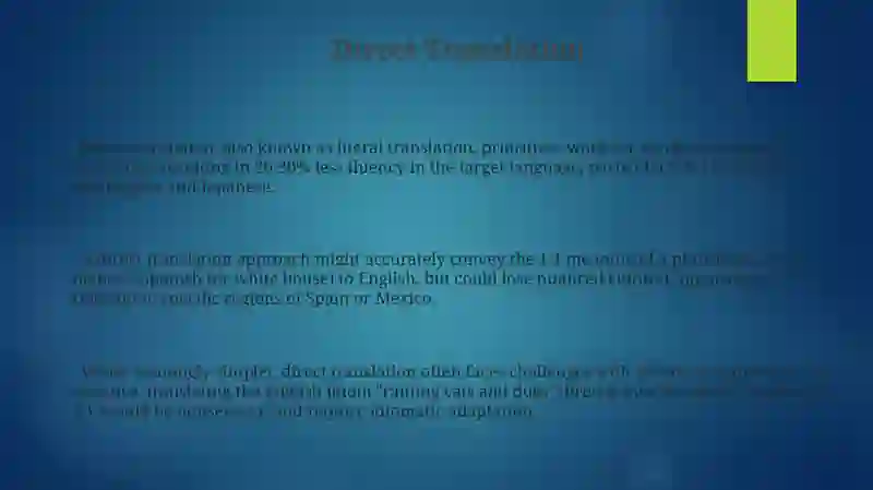 Direct Translation 3