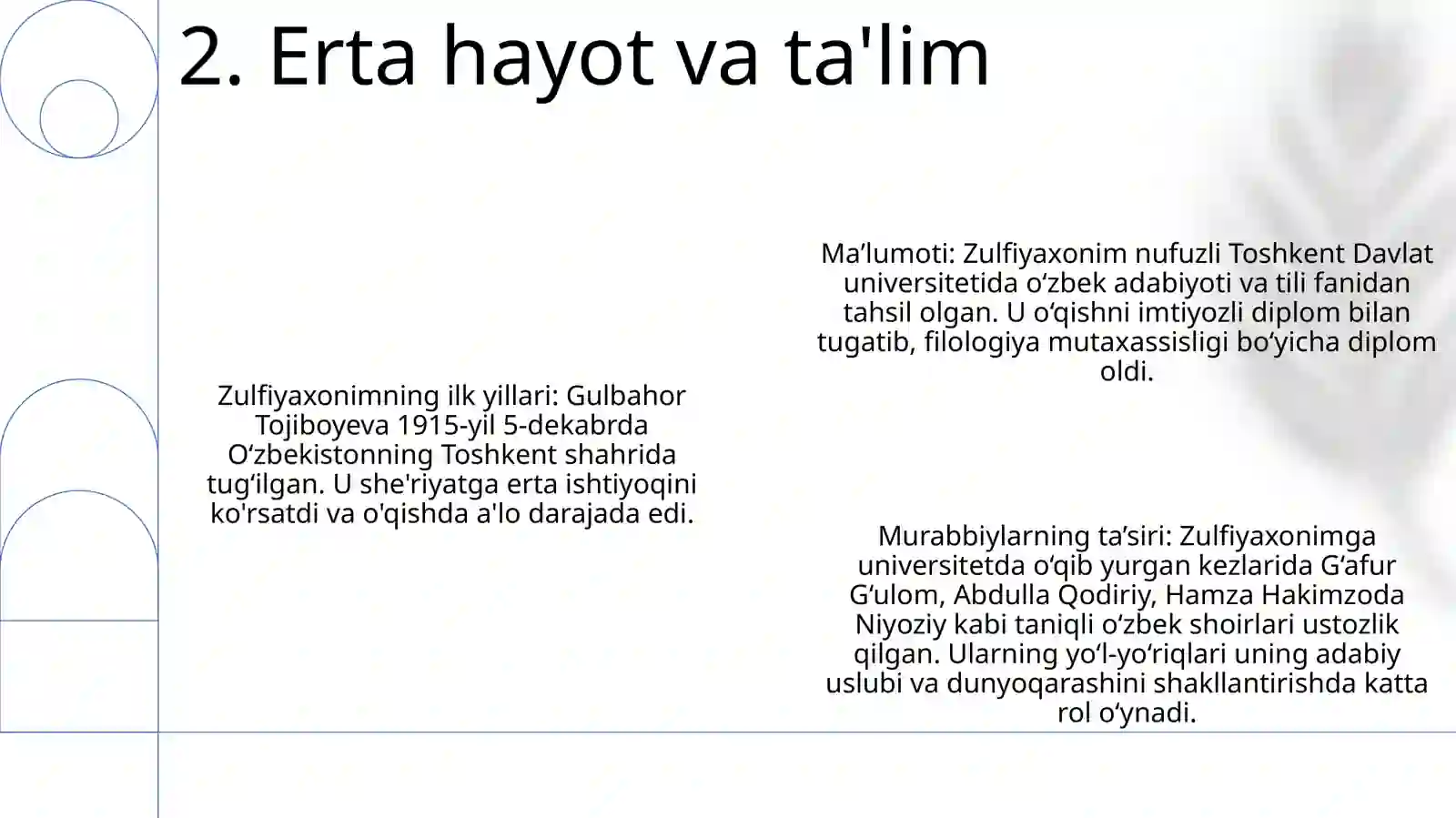 Zulfiyaxonim Hayoti Va Ijodi 3