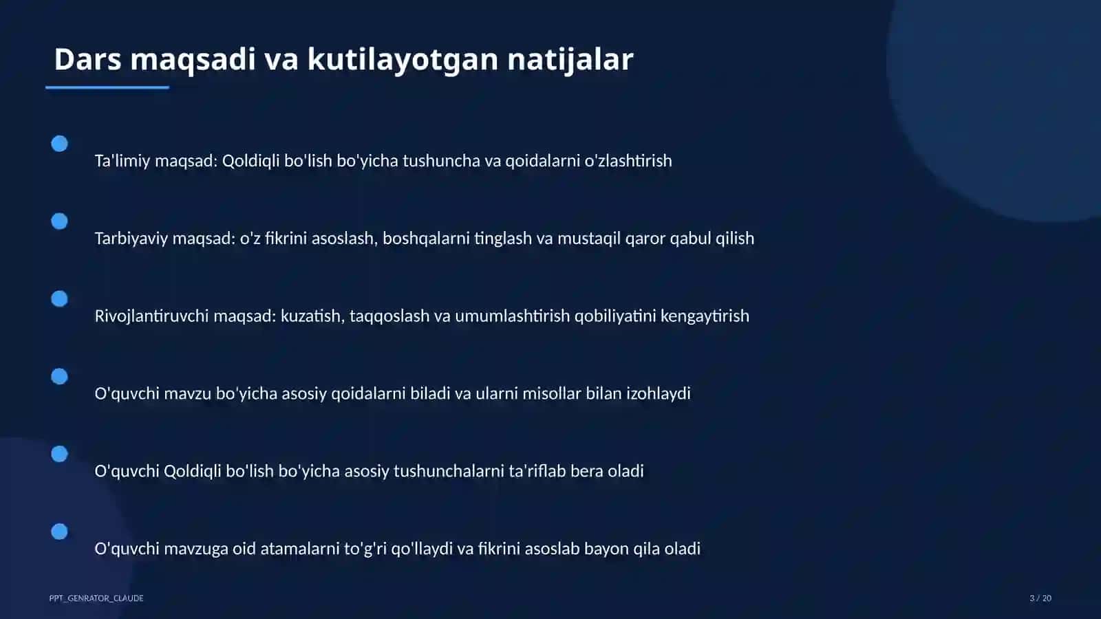 Qoldiqli bo'lish (3-sinf) 3