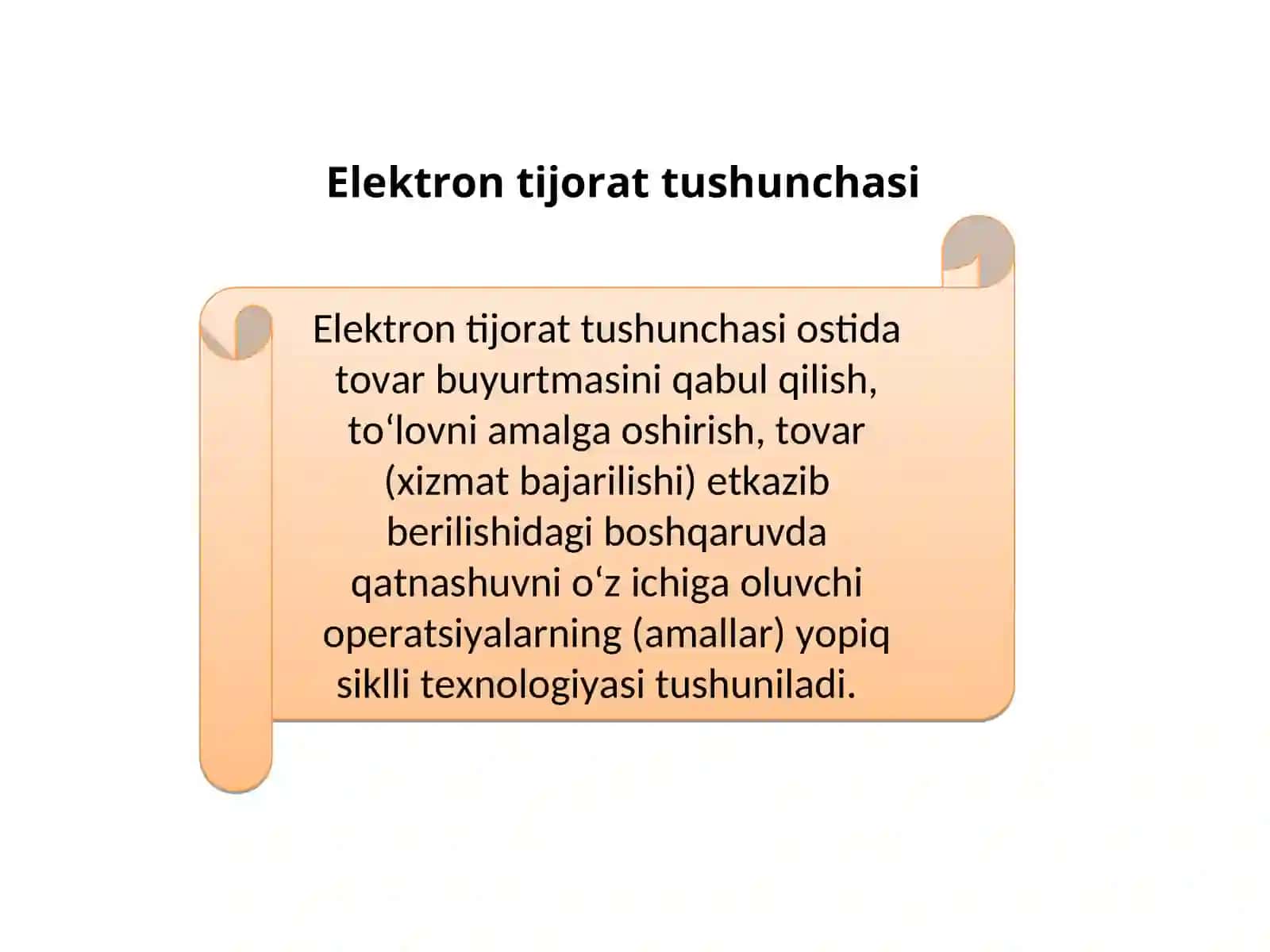 Elektron biznes va Mobil-tijorat 3