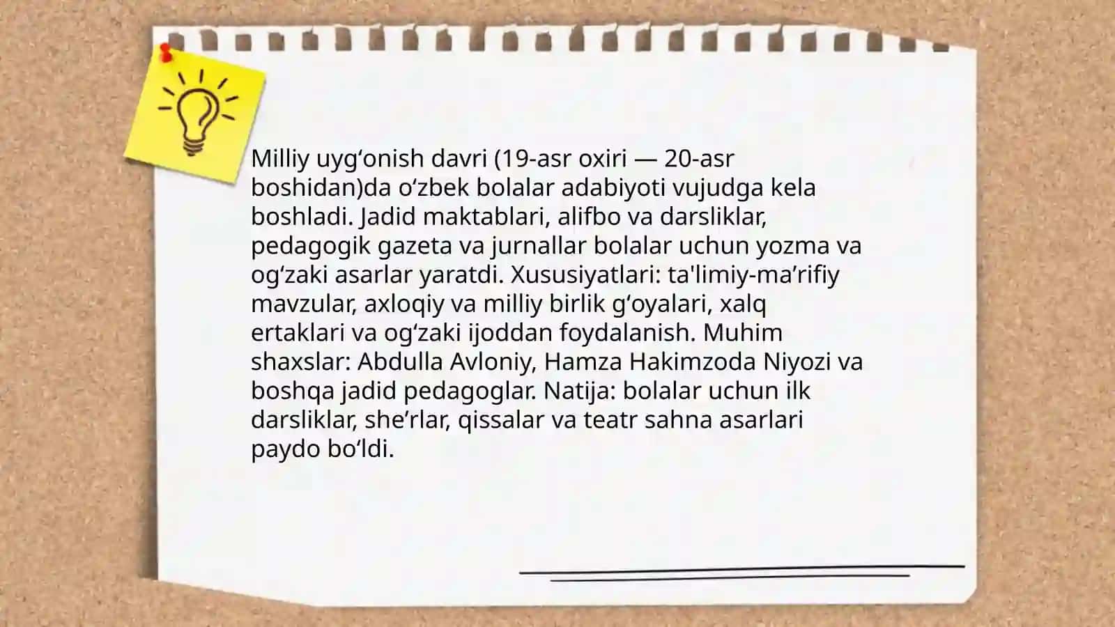 Milliy uygʻonish davri oʻzbek bolalar adabiyoti 3