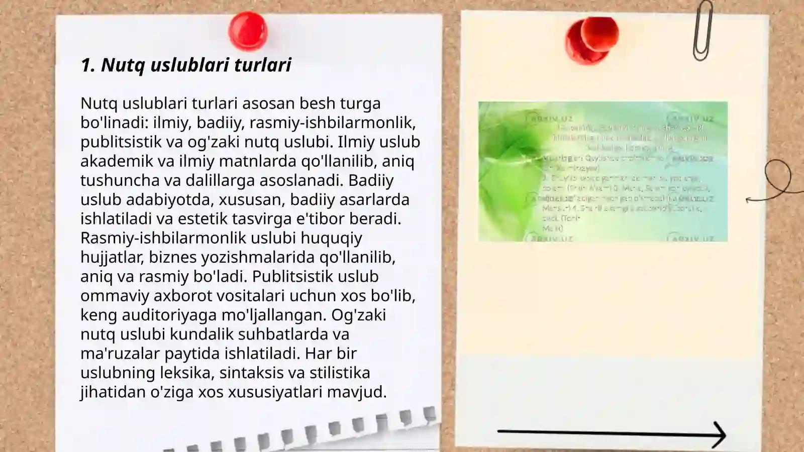 Nutq uslublari, badiiy uslub, badiiy tasvir vositalari 3