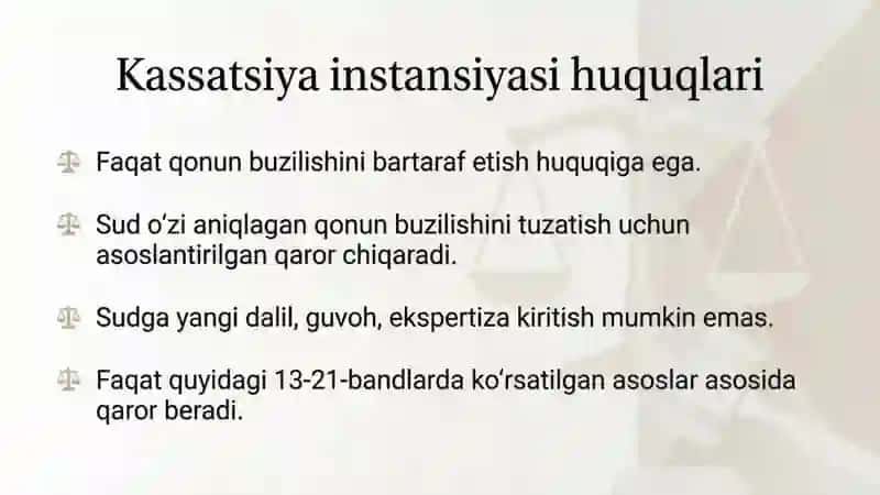 Kassatsiya instansiya sudda ish yuritish 324 pream 12 dan 324 pream 22 gacha 3