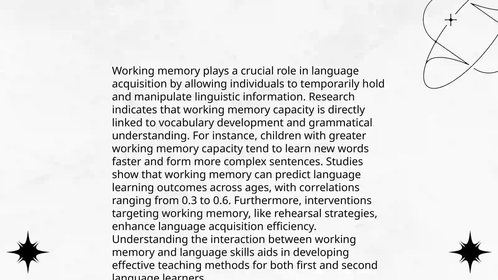 Cognitive factors in language learning 3