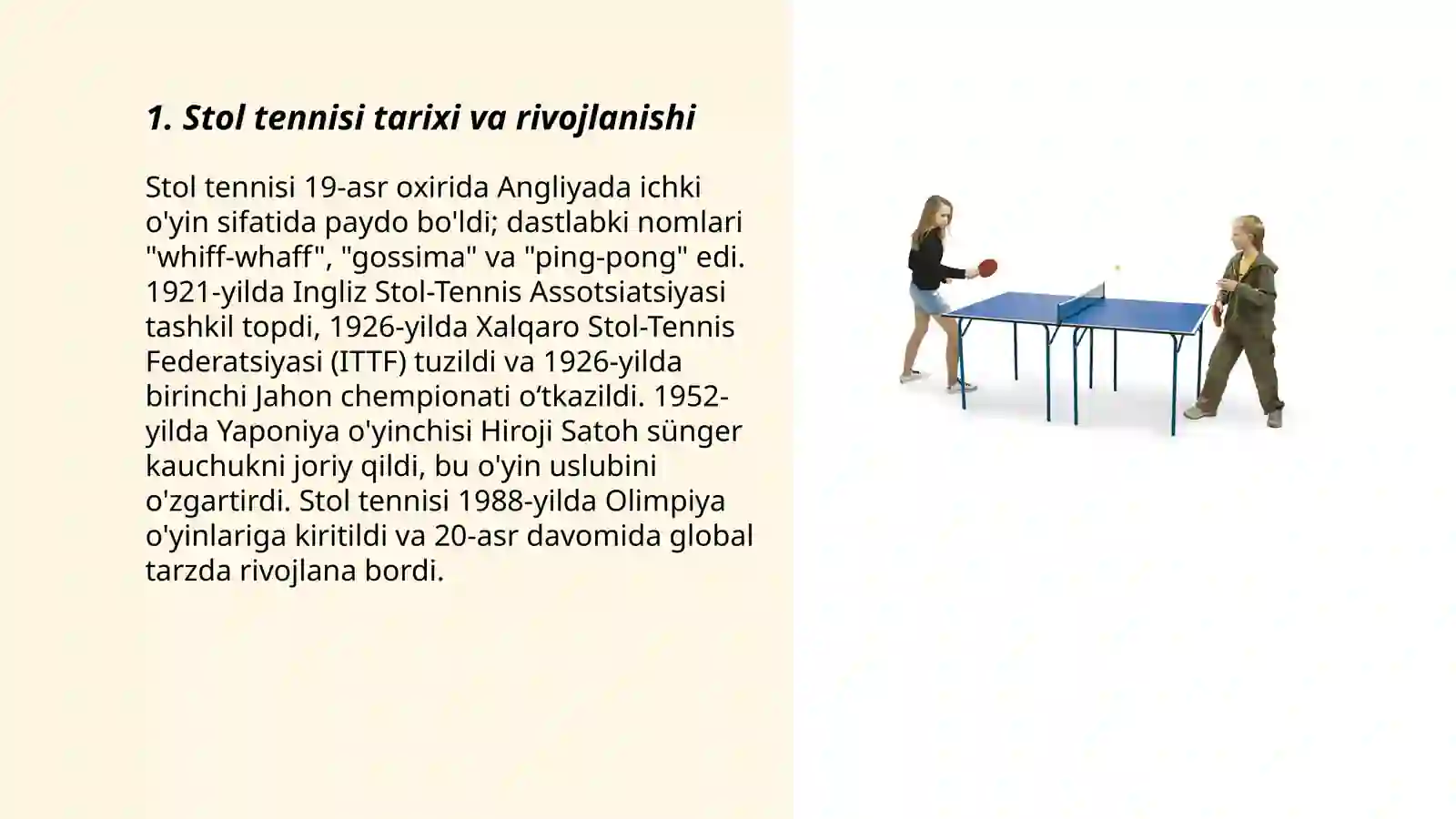 Stol tennisi 3