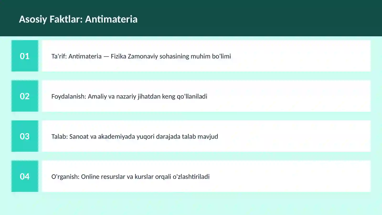 Antimateria 3