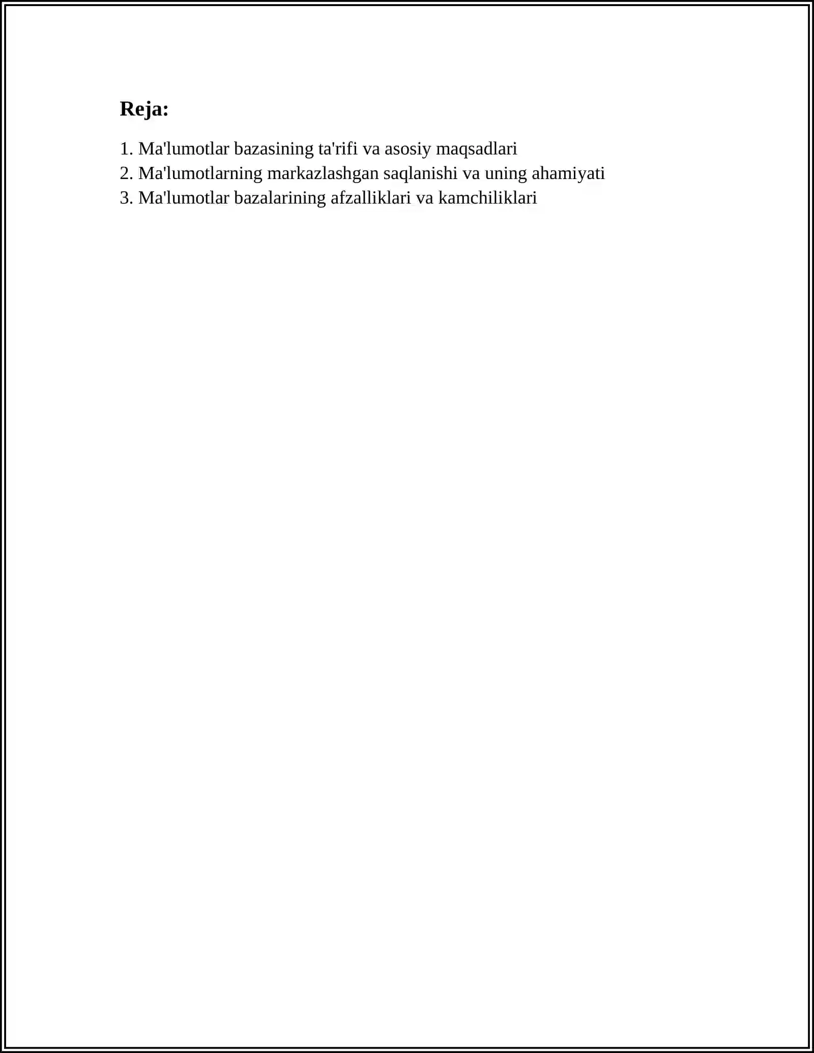 DATABASE BASIC 3