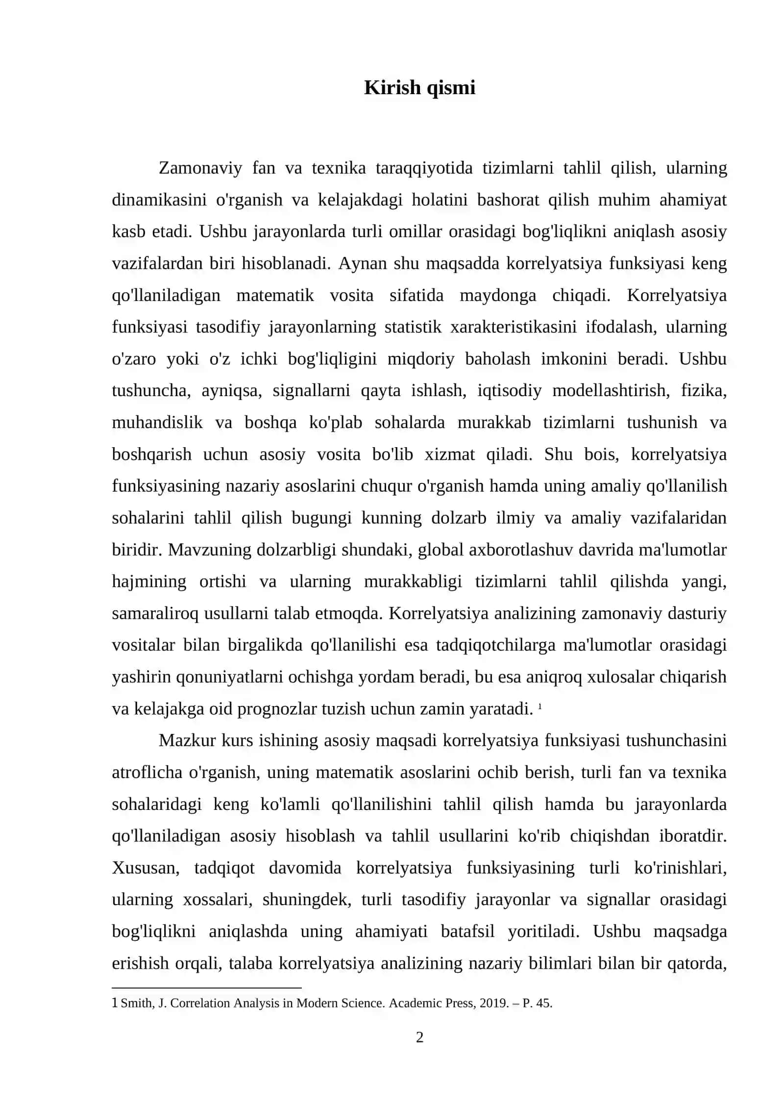 Korrelyatsiya funktsiyasi va  uning qo'llanilishi 3