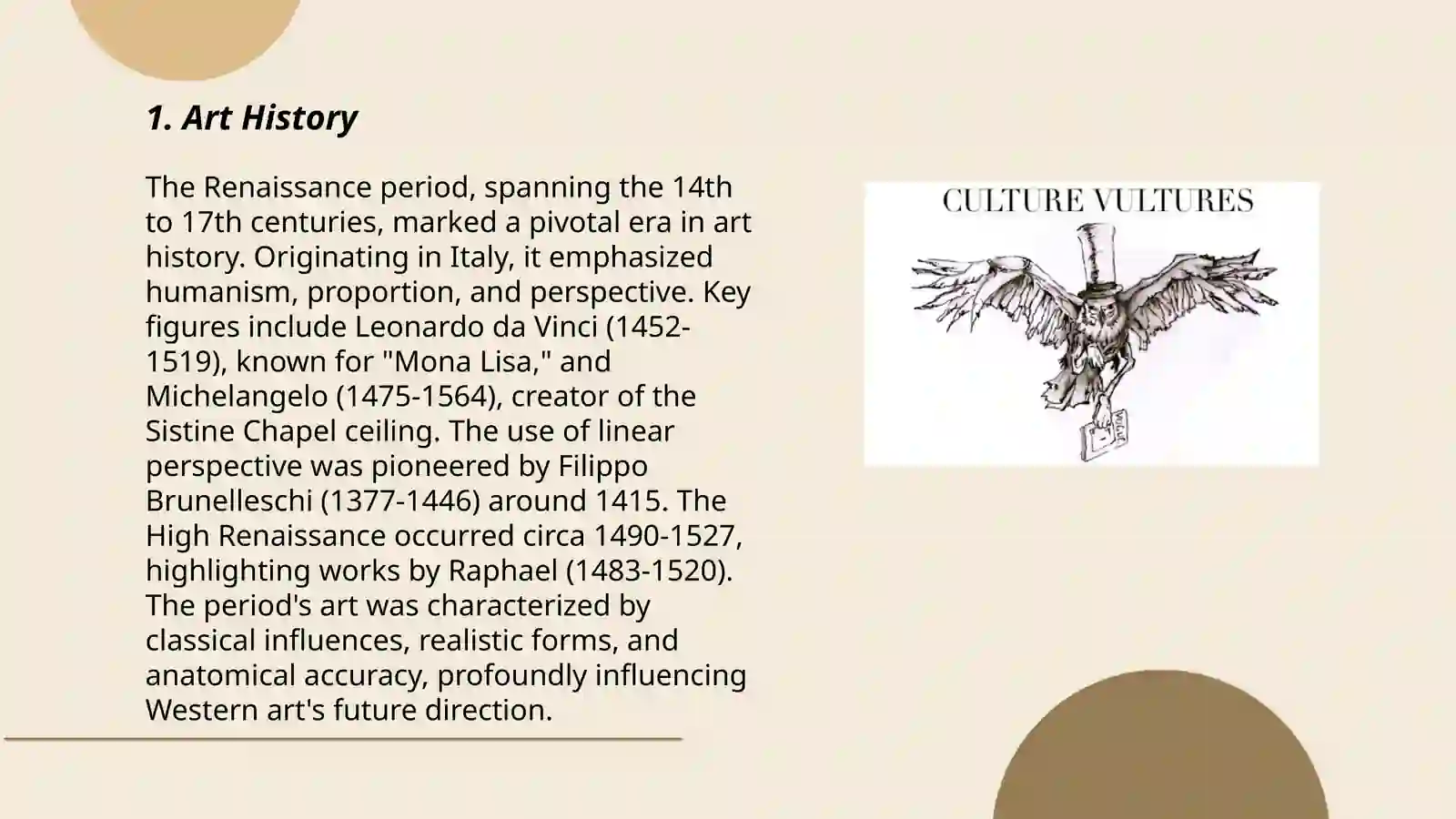 Culture vulture 3