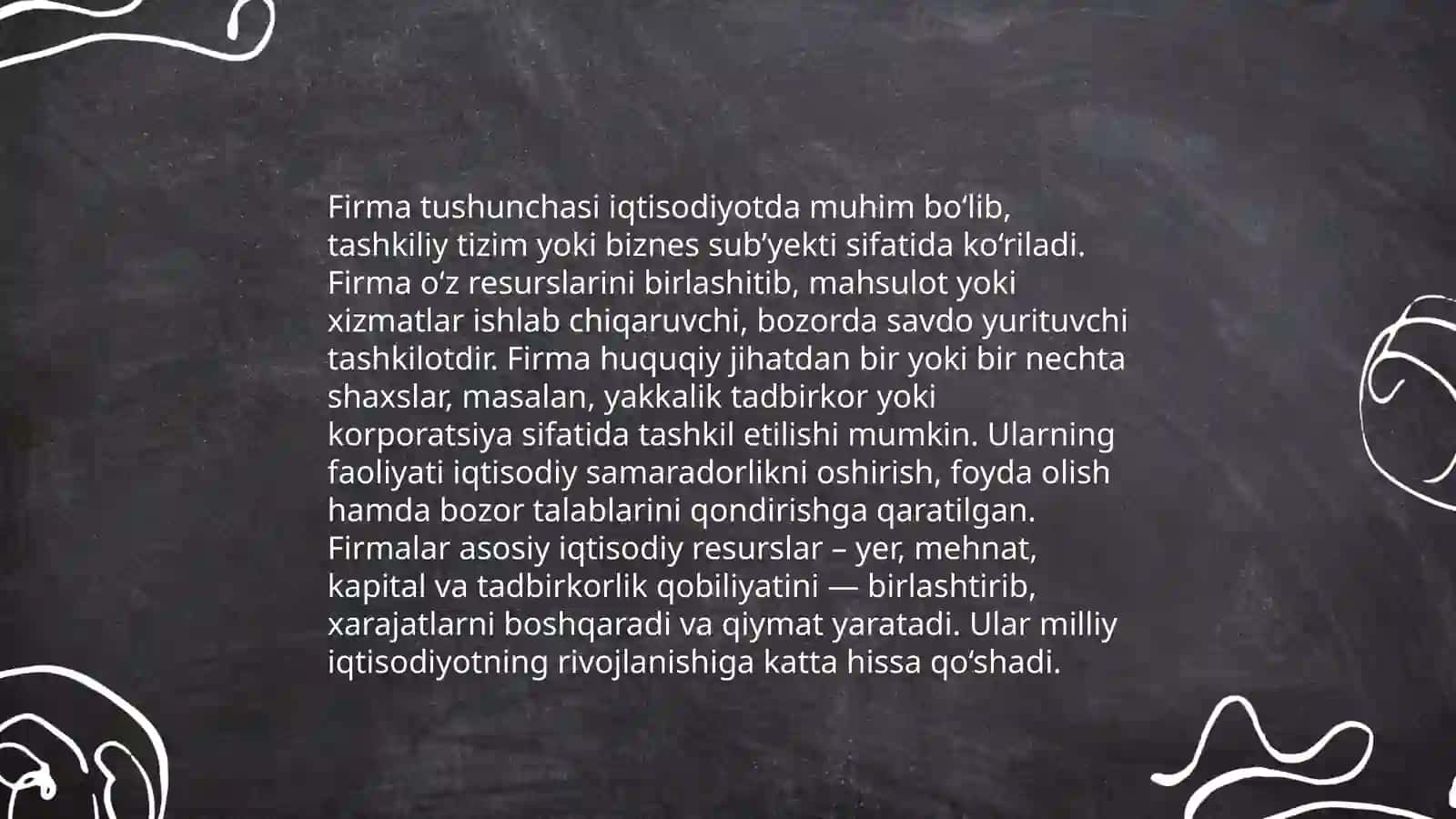 Firma tushunchasi va uning turkumlanishi 3