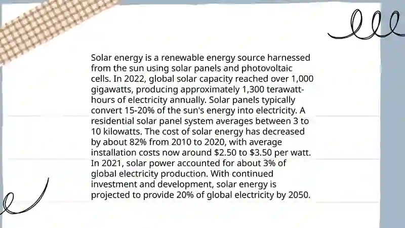 Solar Energy 3