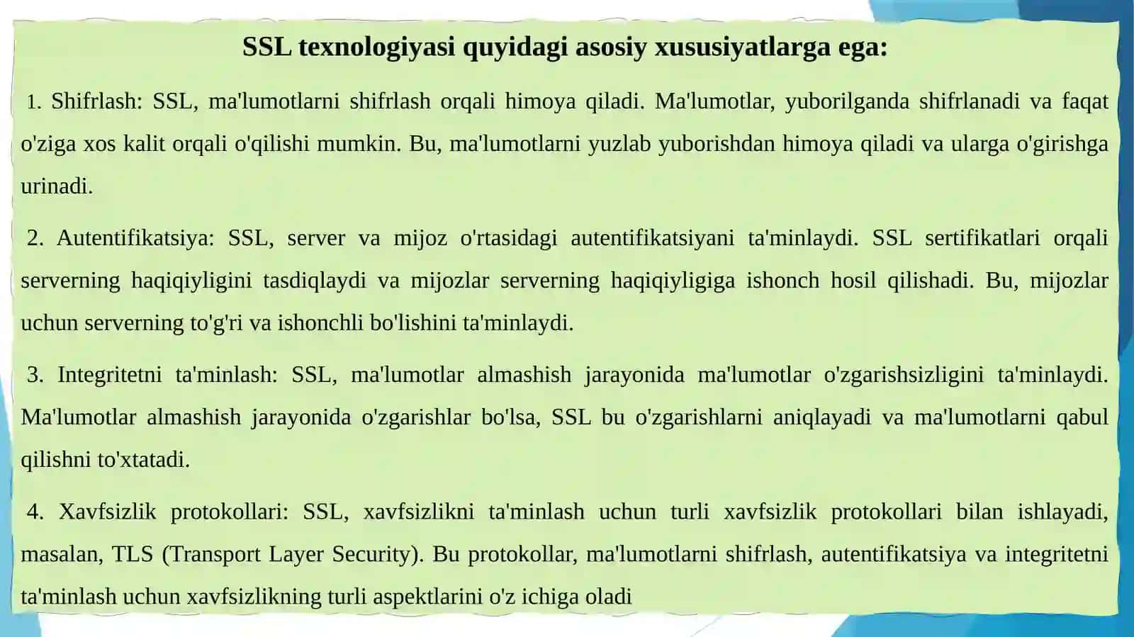 SSL texnologiyasi 3