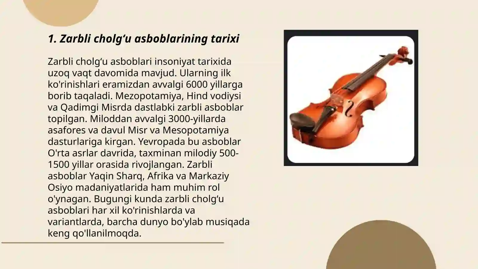 Zarbli cholgʻuga òrgatish 3