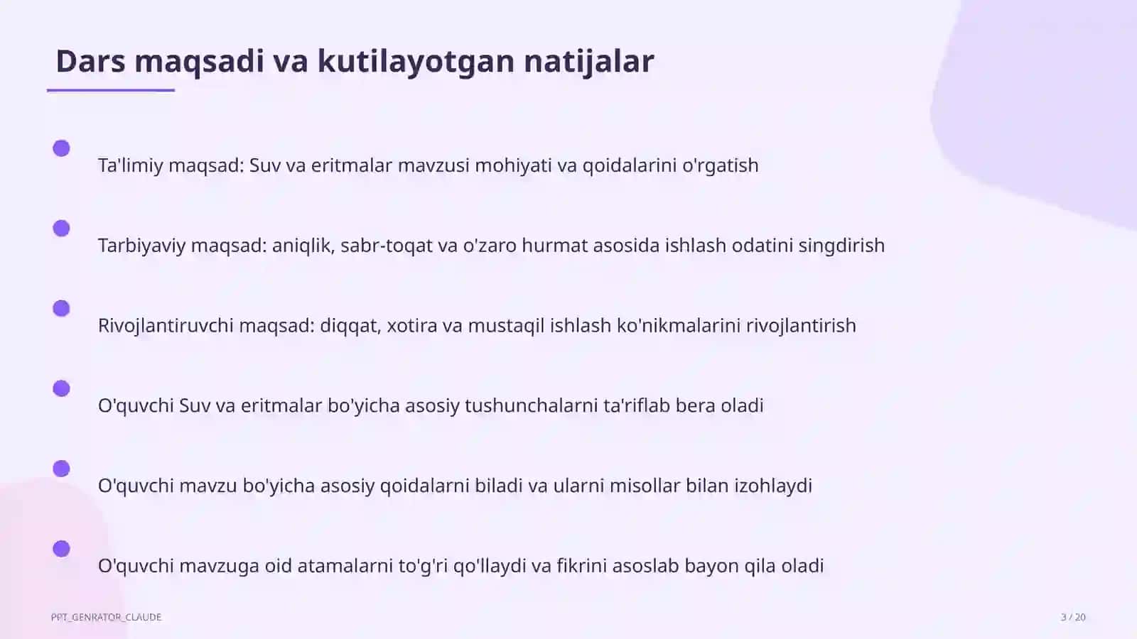 Suv va eritmalar (7-sinf) 4
