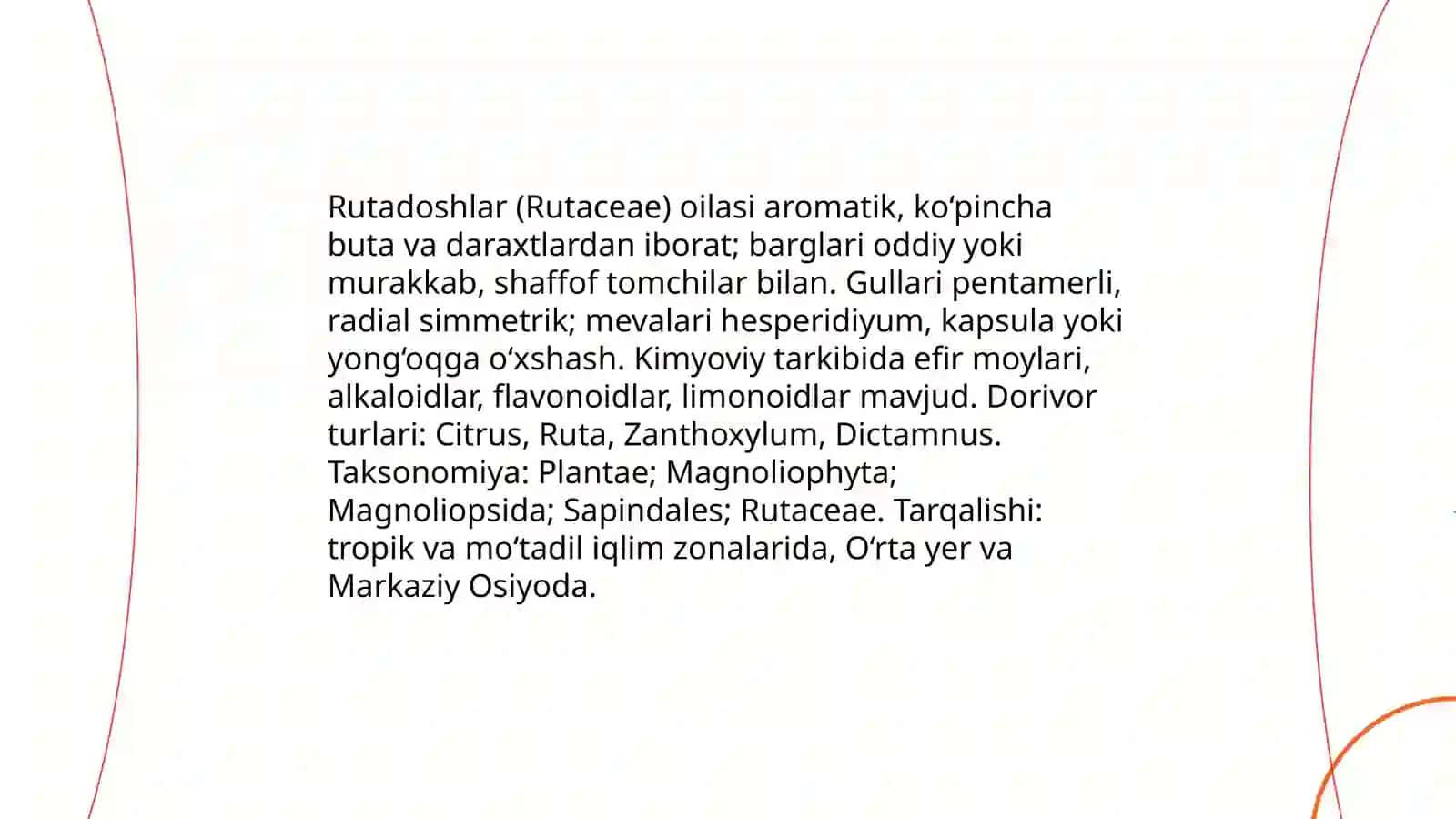 Rutadoshlar oilasiga mansub dorivor osimliklar 3