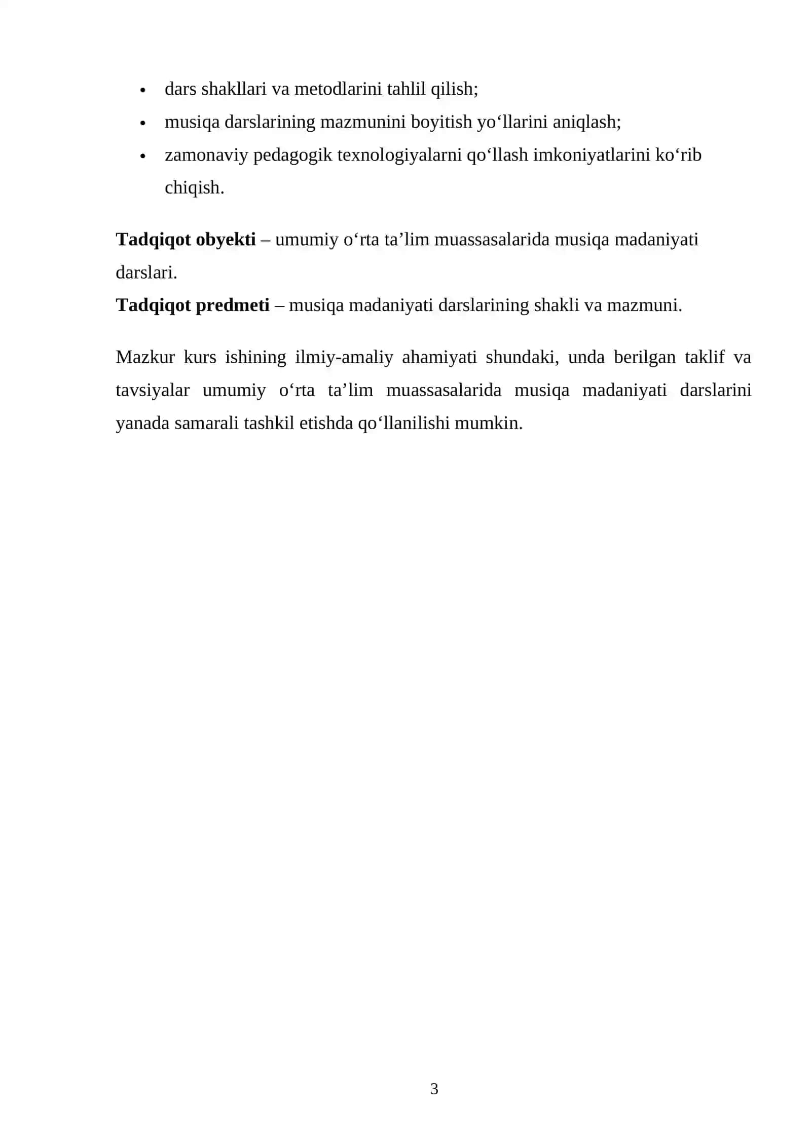 Musiqa madaniyati fanining nazariy asoslari 3