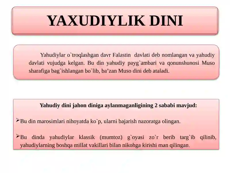 Yahudiylik Dini 3