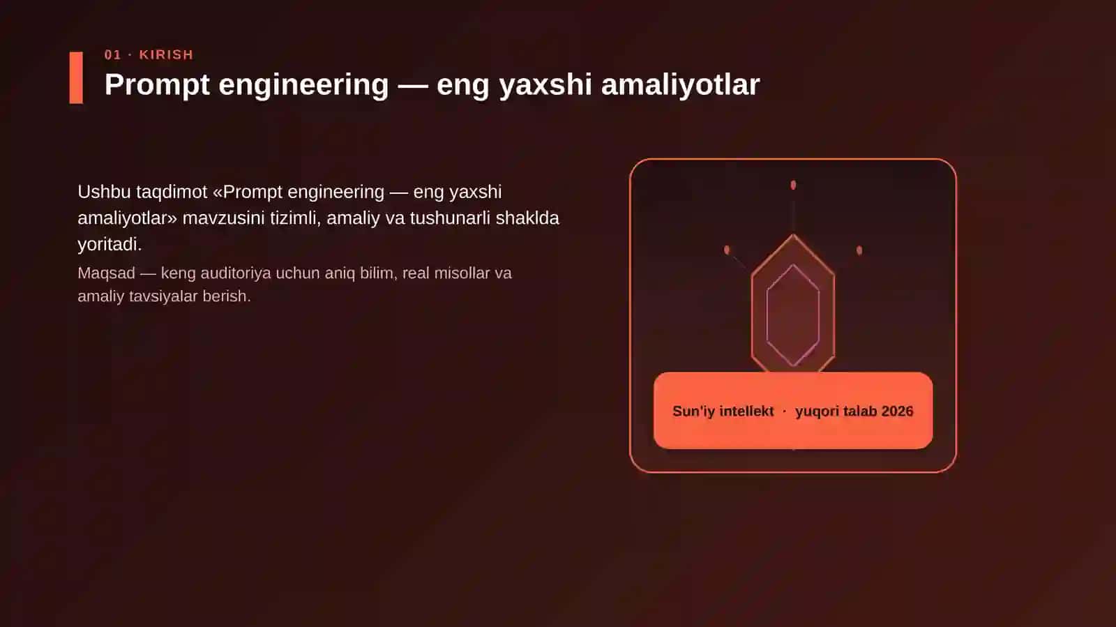 Prompt engineering — eng yaxshi amaliyotlar 3