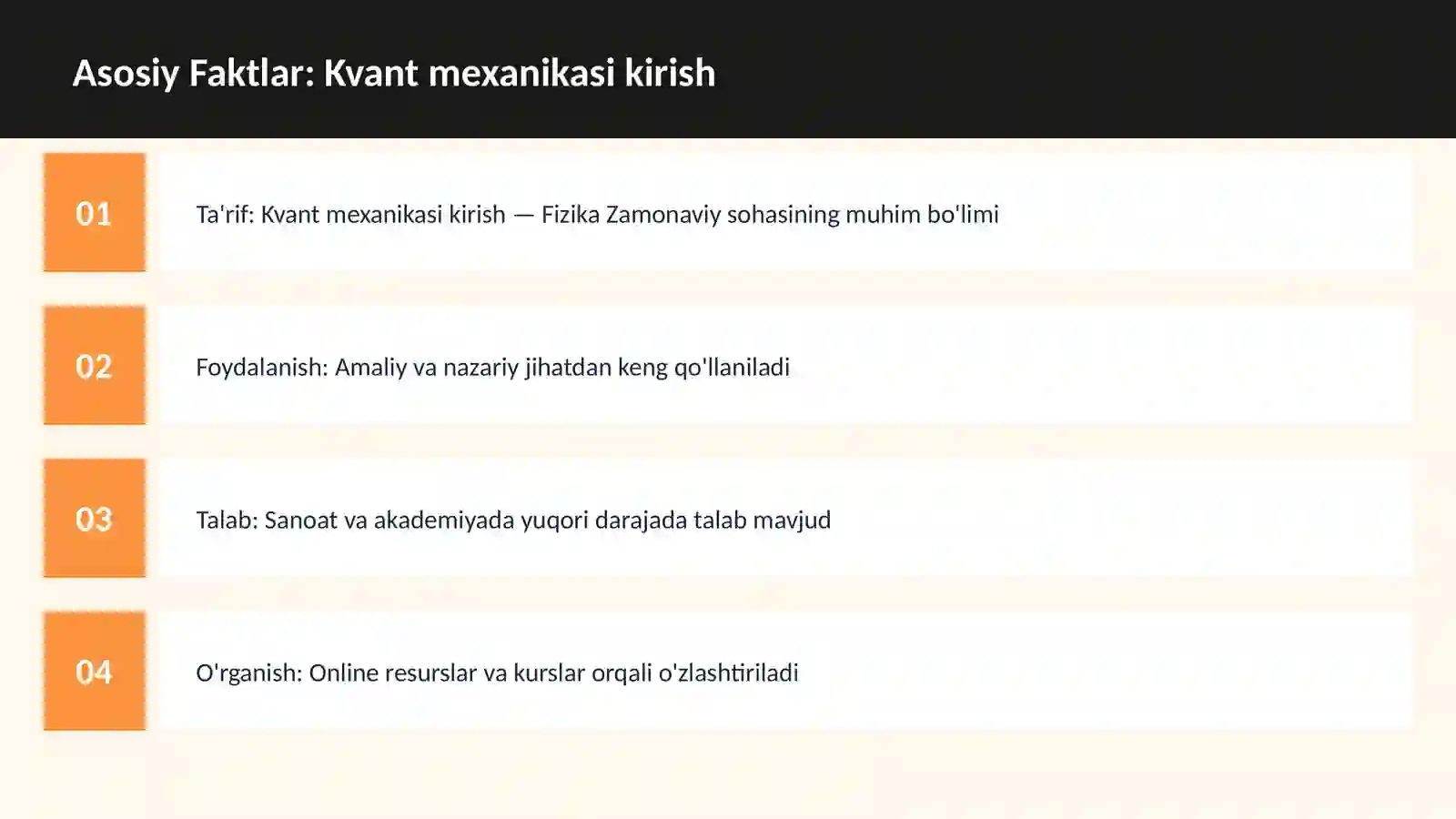 Kvant mexanikasi kirish 3