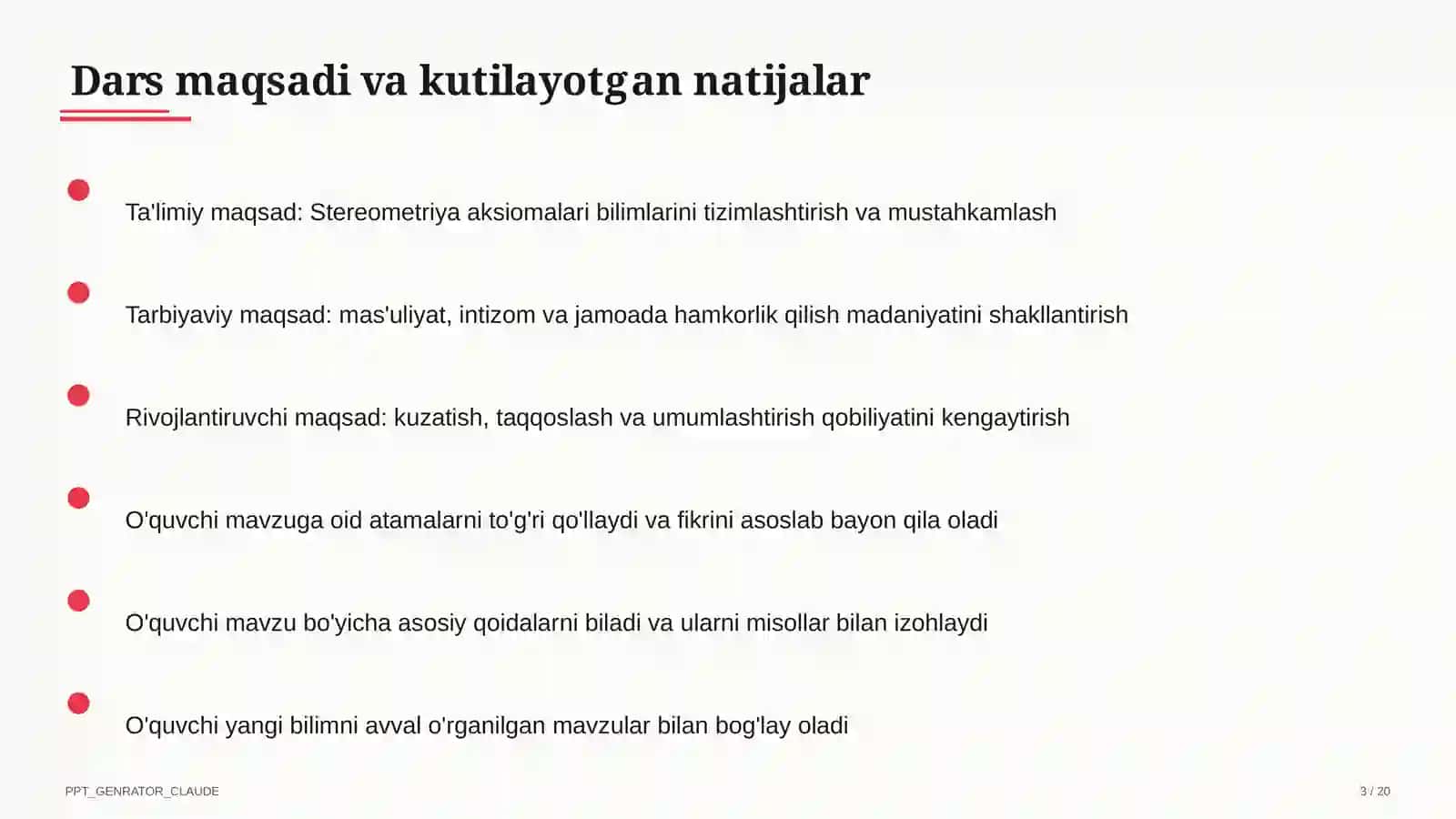 Stereometriya aksiomalari (10-sinf) 4