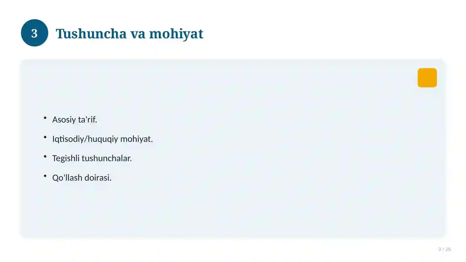 Mulk huquqlari nazariyasi 3