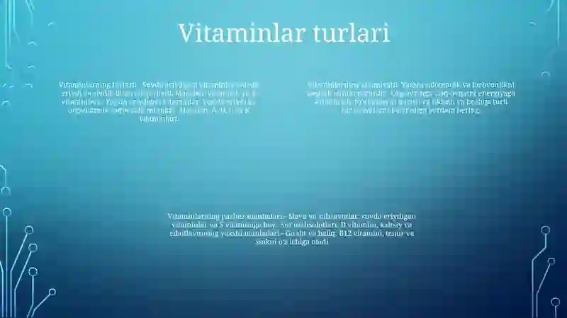 Vitaminlar 3