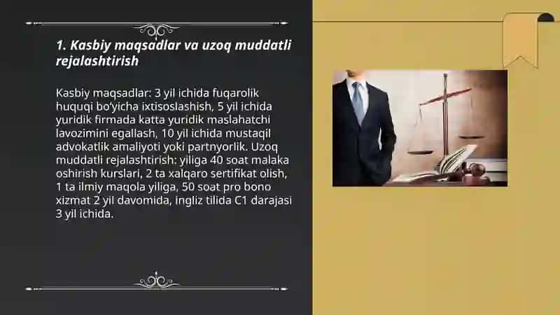 Huquqshunosning Shaxsiy Rivojlanish Rejasi 3