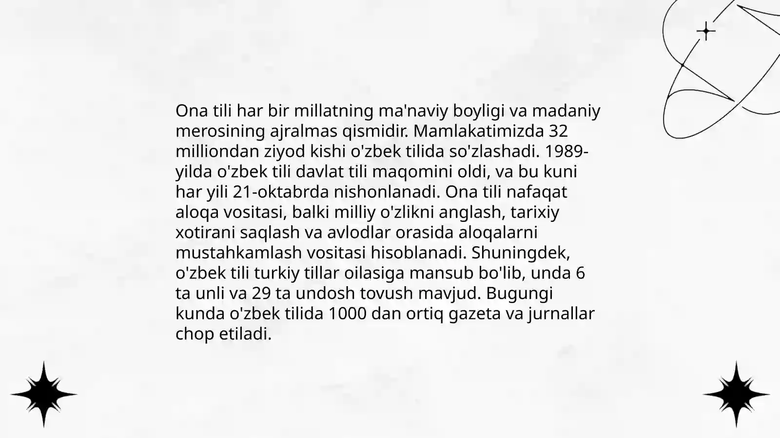 Ona tili va o'qish savodxonligi darslarida umumlashtiruvchi darslarni tashkil etish 3