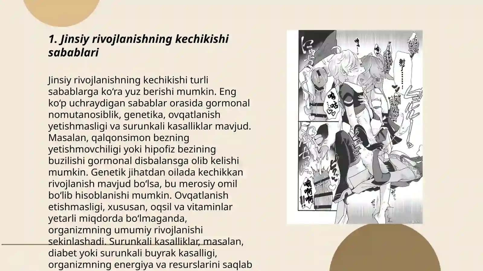 Jinsiy Rivojlanishning Kechikishi 3
