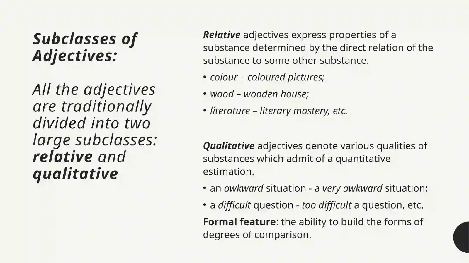 ADJECTIVEAND ITS CATEGORIES 3