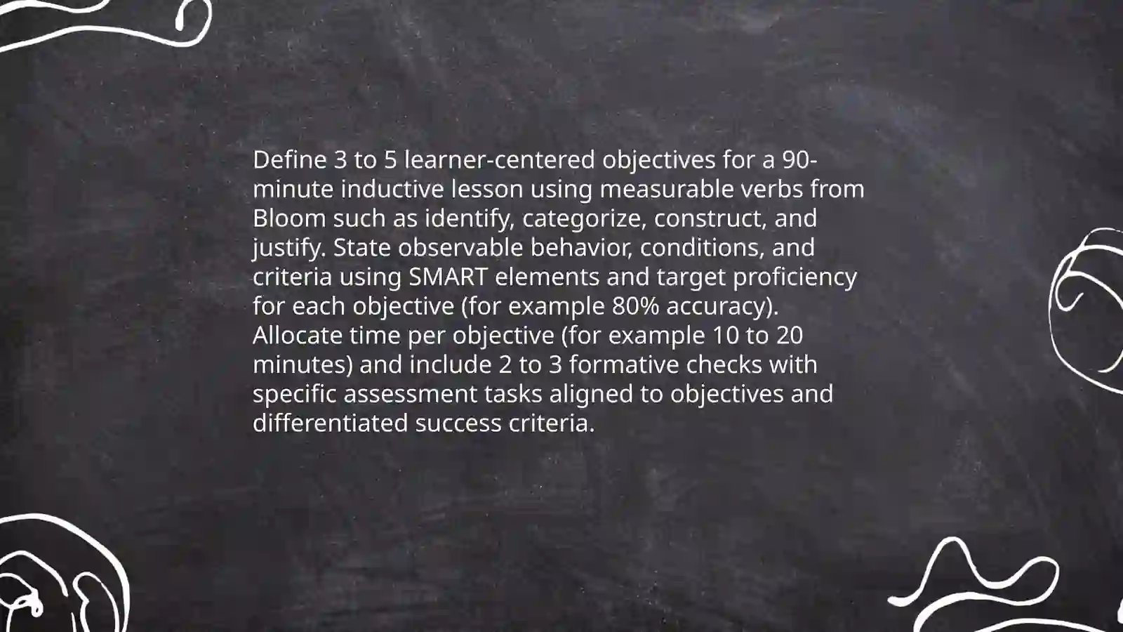 Designing a 90- minute learner-centered, interactive, inductive lesson plan 3