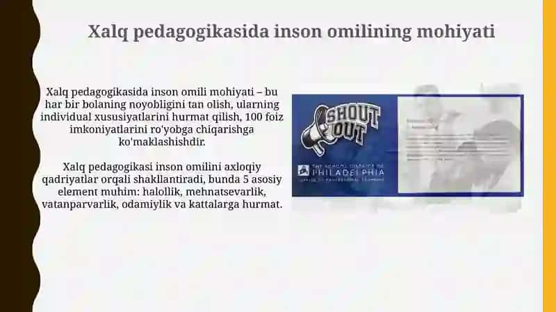 Xalq pedagogikasida - inson omili masalalari 3