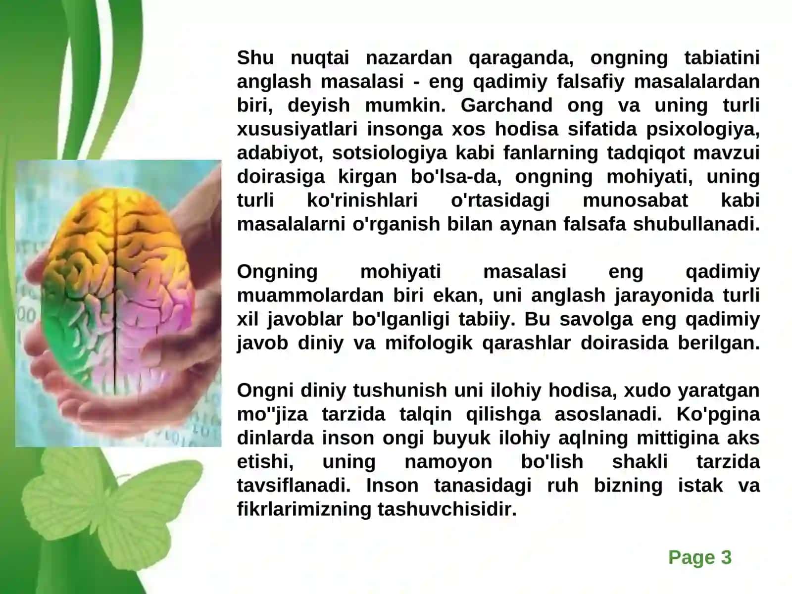 Individual ong rivojlanishida ijtimoiy munosabatlarni hal qiluvchi roli 3