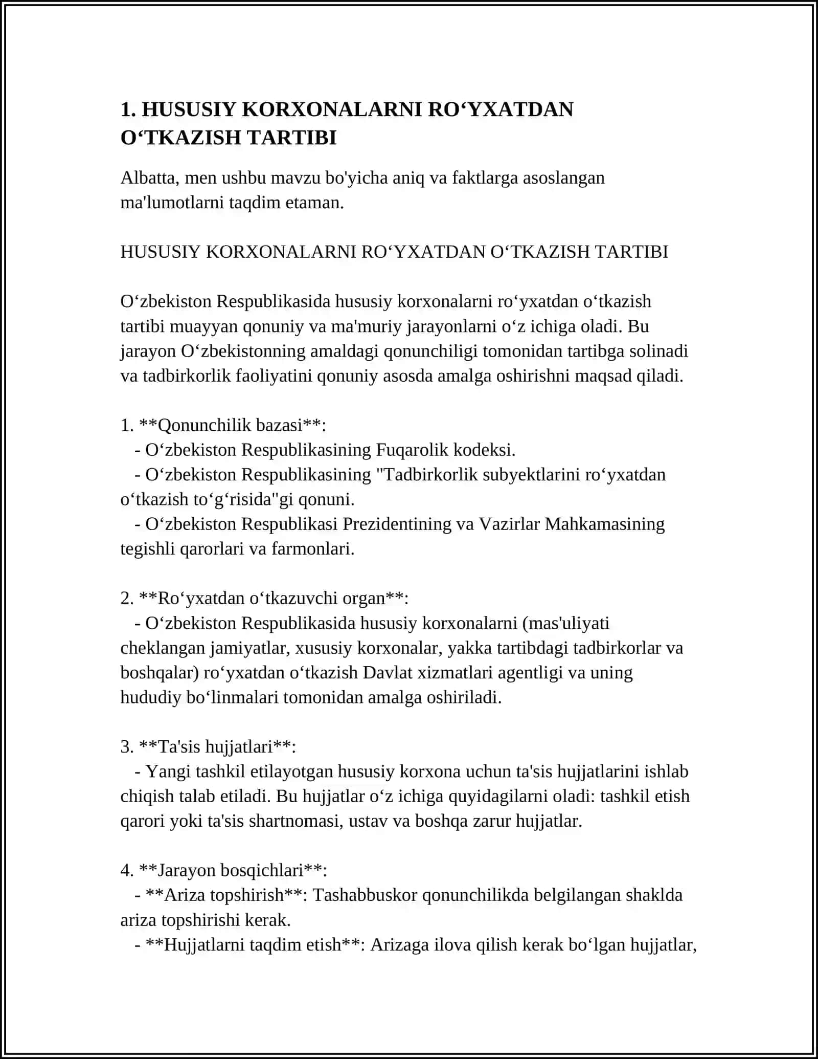 HUSUSIY KORXONALARNING TASHKILIY-IQTISODIY ASOSLARI 3