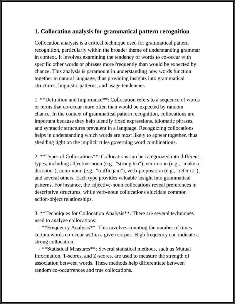 Techniques for Understanding Grammar in Context 3
